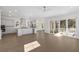 Modern kitchen features an island and stainless steel appliances at 1461 Lieben Rd, Mount Pleasant, SC 29466
