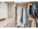 Large walk-in closet with ample hanging space and shelving at 15 31St Ave, Isle of Palms, SC 29451