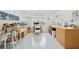 Large craft room with ample workspace, storage, and checkerboard flooring at 15 31St Ave, Isle of Palms, SC 29451