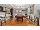 Game room featuring a pool table and hardwood floors with inlay at 15 31St Ave, Isle of Palms, SC 29451