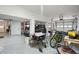 Spacious garage with room for cars and workshop at 15 31St Ave, Isle of Palms, SC 29451