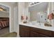 Double vanity bathroom with a shower and a separate tub at 153 Instructor Ct, Ladson, SC 29456