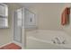 Bathroom with shower and garden tub at 153 Instructor Ct, Ladson, SC 29456