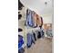 Spacious walk-in closet with ample shelving and hanging space at 153 Instructor Ct, Ladson, SC 29456