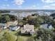 Aerial view of house with backyard deck and waterfront access at 1661 Battalion Dr, Charleston, SC 29412