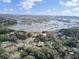 Aerial view showcasing home and neighborhood near the water at 1661 Battalion Dr, Charleston, SC 29412