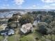 Aerial view of house with backyard deck, and waterfront access at 1661 Battalion Dr, Charleston, SC 29412