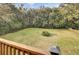 Open backyard with wooden deck and soccer goal at 1661 Battalion Dr, Charleston, SC 29412