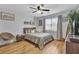 Bright bedroom with wood floors and stylish decor at 1661 Battalion Dr, Charleston, SC 29412