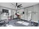 Home gym with various equipment including treadmill and stationary bike at 1661 Battalion Dr, Charleston, SC 29412