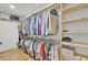 Large walk-in closet with ample shelving and hanging space for clothes at 1661 Battalion Dr, Charleston, SC 29412