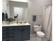 Simple bathroom with vanity, shower, and tile flooring at 1908 Basildon Rd, Mount Pleasant, SC 29466