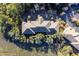 Aerial view of home's rear, highlighting its location near a waterway at 2014 Long Bend Dr, Seabrook Island, SC 29455