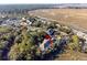 Aerial view showcasing home's location in a tranquil community setting at 2014 Long Bend Dr, Seabrook Island, SC 29455