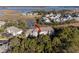 Property's aerial view showcasing its location near water at 2014 Long Bend Dr, Seabrook Island, SC 29455