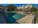 Relaxing pool area with pergola-covered lounge chairs at 2244 Ashley Crossing Dr # 333, Charleston, SC 29414