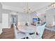 Open concept dining room with view into living area at 226 Comiskey Park Cir, Summerville, SC 29485