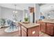 Eat-in kitchen with island and granite countertops at 226 Comiskey Park Cir, Summerville, SC 29485