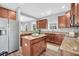 Island kitchen with granite countertops and ample cabinet space at 226 Comiskey Park Cir, Summerville, SC 29485