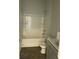 Bathroom with a bathtub, shower, and gray vanity at 229 Grand View Xing, Summerville, SC 29483