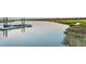 Private dock with floating boat slips at 26 Cormorant Island Ln, Kiawah Island, SC 29455