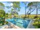 Tranquil pool and deck with marsh views at 26 Cormorant Island Ln, Kiawah Island, SC 29455