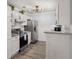 Modern kitchen with stainless steel appliances and white shaker cabinets at 3043 Mapleleaf Dr., Moncks Corner, SC 29461