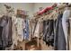 Walk-in closet with ample hanging space and shelving at 329 Flyway Rd, Goose Creek, SC 29445