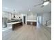 Spacious kitchen with large island and hardwood floors at 3315 Hopkinson Plantation Rd, Johns Island, SC 29455