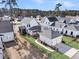 Aerial view of house with a two-car garage at 4007 Capensis Ln, Ravenel, SC 29470