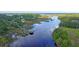 Aerial view of waterfront property and marsh at 4007 Capensis Ln, Ravenel, SC 29470