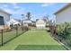 Neatly landscaped backyard with a fenced area at 4007 Capensis Ln, Ravenel, SC 29470