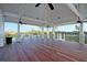 Large covered deck overlooks the marsh at 4007 Capensis Ln, Ravenel, SC 29470