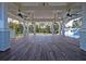 Spacious community deck with ceiling fans and scenic views at 4007 Capensis Ln, Ravenel, SC 29470