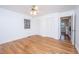 Bedroom featuring hardwood floors and neutral walls at 411 Constance St, Walterboro, SC 29488