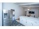 Modern kitchen with stainless steel appliances and marble countertops at 411 Constance St, Walterboro, SC 29488