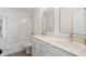 Clean bathroom with double vanity, bathtub, and tile flooring at 457 Eagleview Dr, Moncks Corner, SC 29461