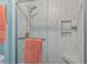 Bathroom with walk-in shower at 48 Mariners Cay Dr, Folly Beach, SC 29439