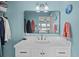 Bathroom with vanity, sink, and mirror at 48 Mariners Cay Dr, Folly Beach, SC 29439