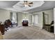 Home office with carpeted floor and built-in bookcases at 506 Gross Ave, Moncks Corner, SC 29461