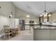 Kitchen with stainless steel appliances and an island at 506 Gross Ave, Moncks Corner, SC 29461