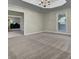 Bright living room featuring hardwood floors and a view of the office at 506 Gross Ave, Moncks Corner, SC 29461