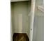 Empty walk-in closet with gray walls and wood-look flooring at 515 Purple Finch Rd, Summerville, SC 29486