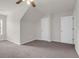 Spacious bedroom with vaulted ceilings, carpet, and ample closet space at 5211 Fernland Way, North Charleston, SC 29420