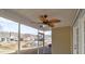 Relaxing screened porch overlooking a pond at 5211 Fernland Way, North Charleston, SC 29420