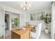 Bright home office with wood desk and built-in shelving at 729 Opal Wing St, Moncks Corner, SC 29461