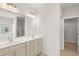Bathroom boasts double vanity and a large walk-in shower at 767 Opal Wing St, Moncks Corner, SC 29461