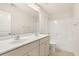 Bathroom with double vanity and tub at 767 Opal Wing St, Moncks Corner, SC 29461