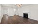 Spacious living room with hardwood floors and fireplace at 767 Opal Wing St, Moncks Corner, SC 29461