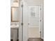 Powder room with pedestal sink at 767 Opal Wing St, Moncks Corner, SC 29461